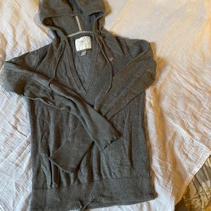 AE Gray Hoodie Sweater